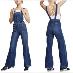 FP Movement by Free People Indigo Denim Overalls